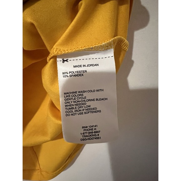 NEW DSG Girls Size Small Movement Tee University Gold Heather Short Sleeve Shirt - Picture 4 of 5